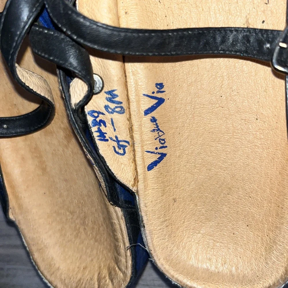 Via blue Via Hand painted Women's shoes‎ Sandals Painted Size 8